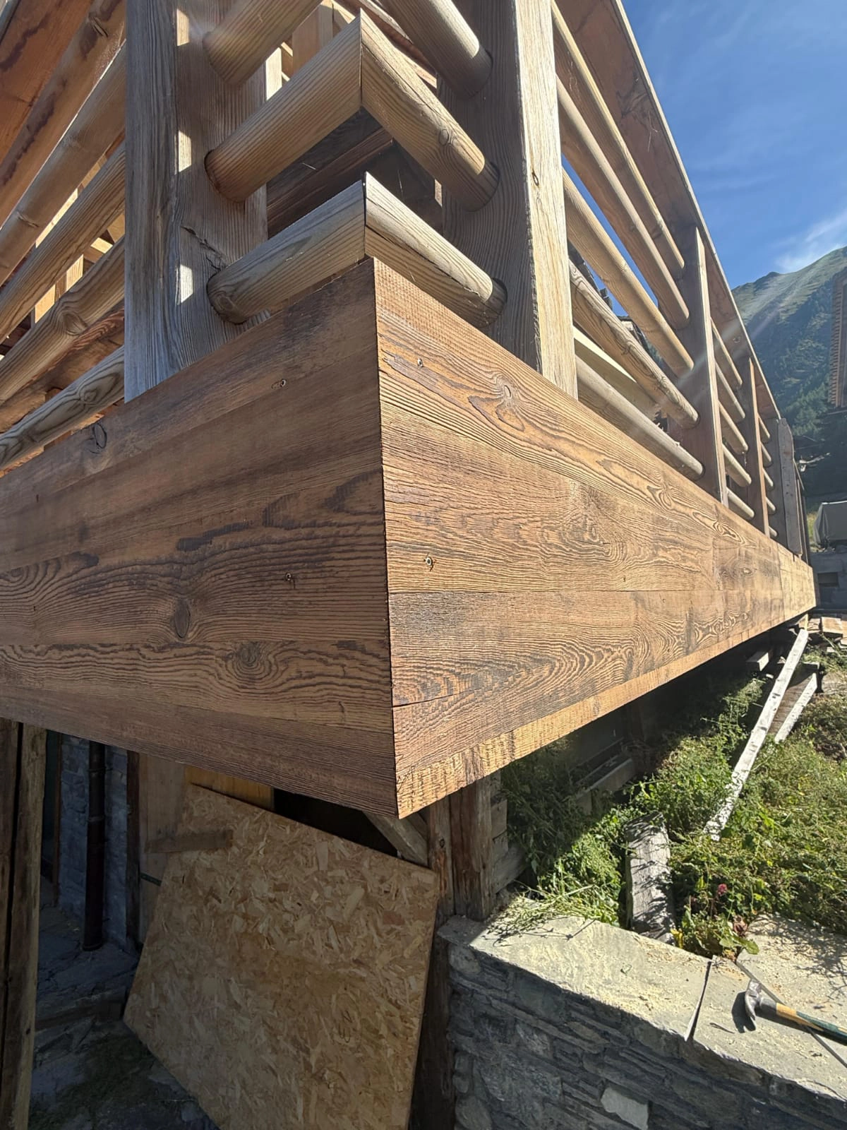 Terrasse vieux bois